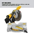 thumbnail image 3 of DEWALT Compound Miter Saw 308351915 - 12 In Blade, 15 Amp, Double Bevel - 1 Piece, 3 of 11
