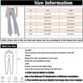 thumbnail image 2 of frariair Flare Jeans for Women High Waist Baggy Wide Leg Stretchy Denim Pants Y2 K Sky Blue, 2 of 3