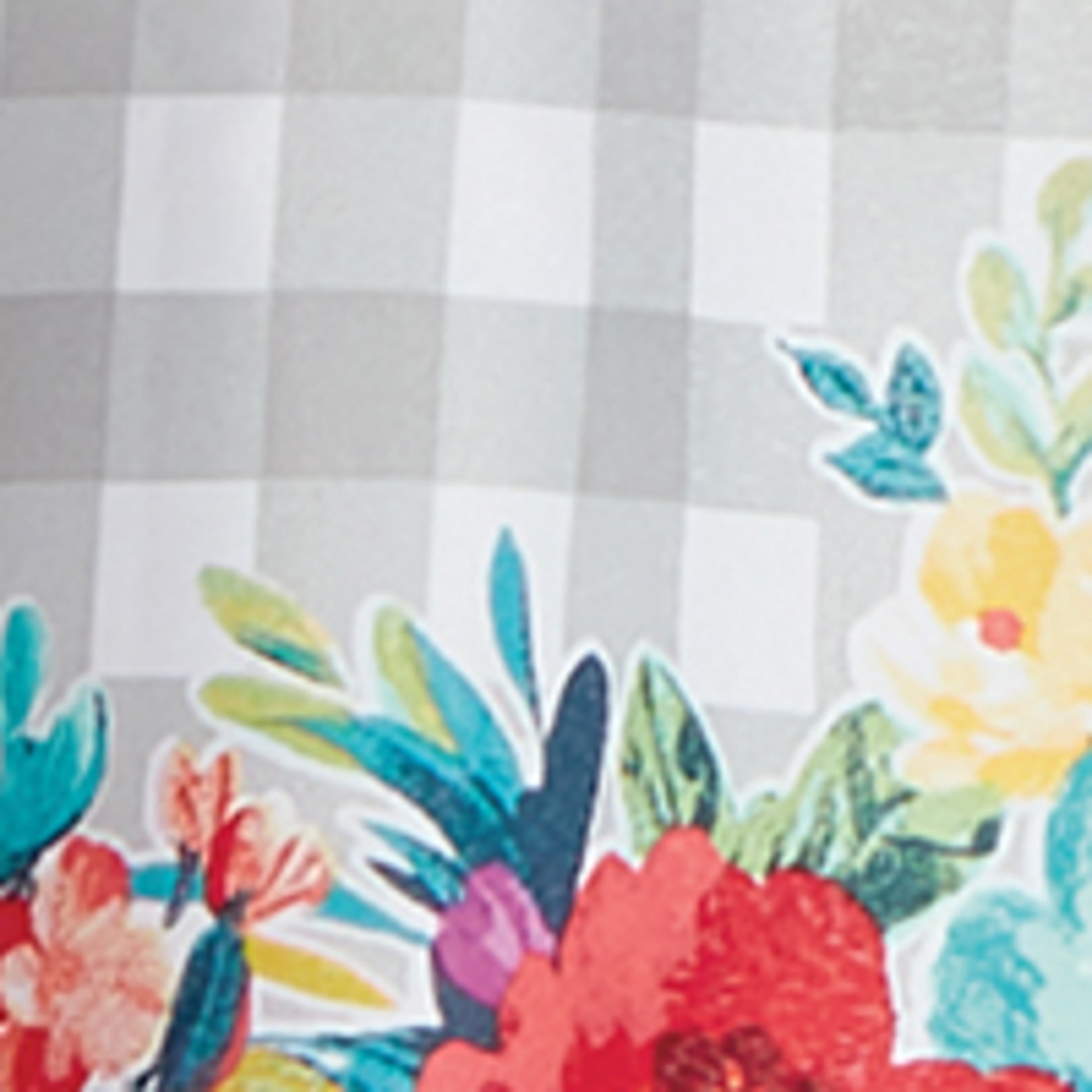 (2 pack) The Pioneer Woman Sweet Romance 3-Piece Curtain Tier Pair and Valance Set, 60 in W x 36 in L, Multi