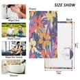 thumbnail image 6 of Yayeee 100% Cotton Hand Towels for Bathroom 16" x 28" Soft Absorbent Kitchen Towel, Colorful Painted Flowers Pattern, 6 of 7