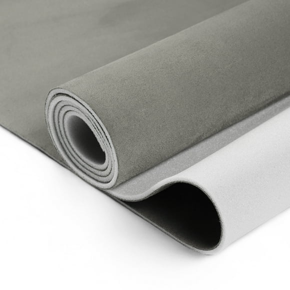 Unique Bargains Suede Fabric 150G Headliner Fabric 69.69"L x 57.09"W Interior Trim DIY Roof Repair Replacement Foam Backing for Car RV SUV Automotive Charcoal Gray