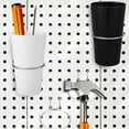 thumbnail image 1 of ELAYARD 1 Set Pegboard Hook for Tool Organization with Peg Board Cups Plastic for Garage Home Users, 1 of 8