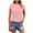 Pink, variant on Black S WIZUTIZ Tops Women's Holiday Saving Cotton Linen Athletic Cotton Blend Tops Solid Breathable Short Sleeve Tshirts Plus Ladies Lightweight Tshirt Loose Fit Plain Tee Trendy Round Neck T-shirt