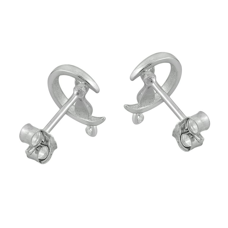 Cute Sitting Kitty Cat Stud Earrings Sterling Silver Cute Sitting Kitty Cat Stud Earrings Sterling Silver