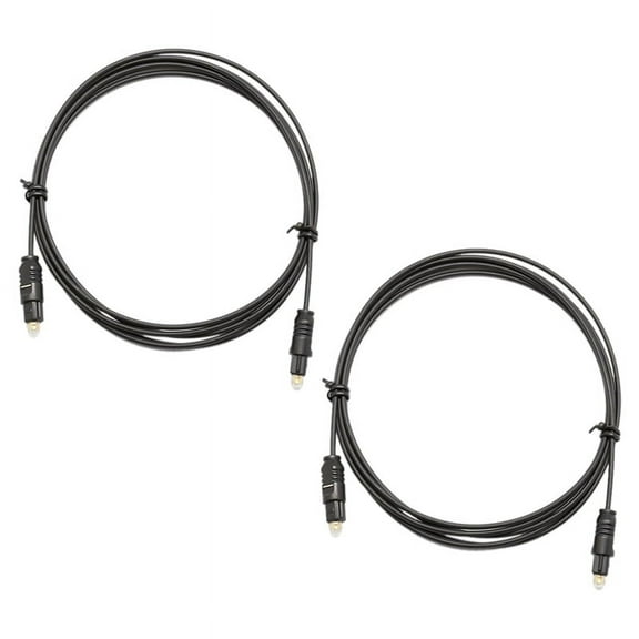 2pcs 3Meters Digital Fiber Optical Optic Audio Cable SPDIF OD2.2 TOSLINK-TOSLINK Gold Plated Lead Cord Connect to DVD CD