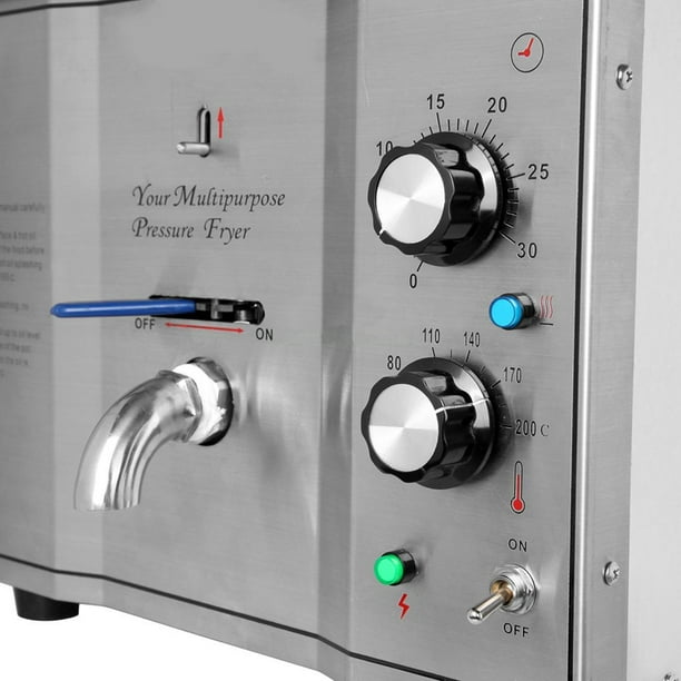 Countertop top pressure fryer