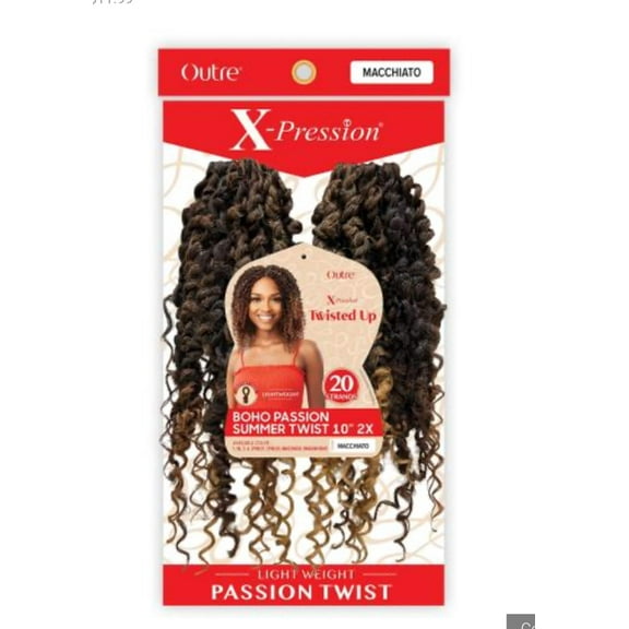 X-Pression Twisted Up 2X Boho Passion Summer Twist 10"
