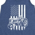 thumbnail image 3 of Instant Message - Tractor American Flag - Toddler & Youth Girls A-line Dress, 3 of 6