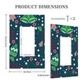thumbnail image 5 of Kll Christmas Wall Plate,Gloss Finish,Standard Size 1 - 5" X 3", Polycarbonate Thermoplastic,Electric Receptacle Plug Covers, 5 of 8