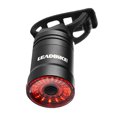 thumbnail image 3 of Naiovety Bicicletas USB recargable luz trasera IPX6 impermeable regulable ajustable fuerte luces intermitentes seguridad al aire libre advertencia Ciclismo Correa Naiovety OD027426-02, 3 of 6