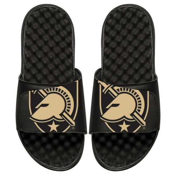 Army Black Knights ISlide Youth Oversized Primary Logo Slide Sandals - Black