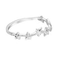 thumbnail image 5 of Boho Stellar Linked Eternity Stars .925 Sterling Silver Celestial Ring-9, 5 of 5