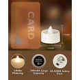 thumbnail image 2 of Velas LED tipo tealight Homemory de 24 unidades, sin llama y con batería, 2 of 9