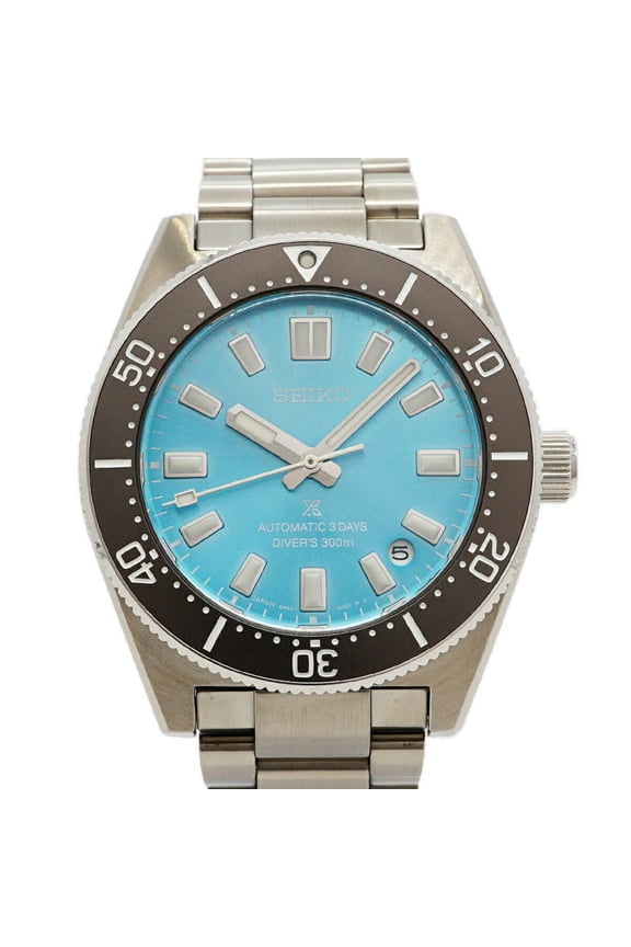 Pre-Owned Seiko Prospex Divers 1965 Heritage SBDC221 6R55-00T0 Blue Dial Men's Watch