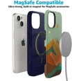 thumbnail image 5 of Casely iPhone 15 Case | Endless Peaks | Colorblock Mountain | Compatible with MagSafe | Bold Protective Design, 5 of 9