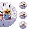 thumbnail image 7 of DESIGNICE Cuckoo Clocks for Wall Blue Kitchen Decor Cute Alarm Clocks 30Cm Retro Style Sunflower Wall Clock Home Living Room Bedroom Decoration, 7 of 7