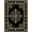 Black Ivory, Pattern 6, variant on ODIKA 8'x10' Washable Area Rug Modern Symmetrical Border Framework Protective Surface Covering for Living Room, Under Sectional, Family , Durable, Non-Slip
