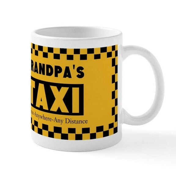 CafePress - Grandpas Taxi Mugs - 11 oz Ceramic Mug - Novelty Coffee Tea Cup