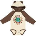 thumbnail image 3 of Inktastic Peace Through Unity Boys or Girls Long Sleeve Baby Bodysuit, 3 of 5