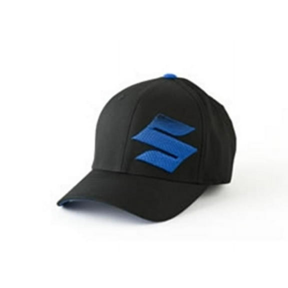 Suzuki "S" Logo 3D Gradiation Embroidered Flexfit Hat Black & Blue Large/Xlarge