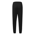 thumbnail image 6 of Women Wide Leg Pants 2024 Elastic Waist Fashion Solid Casual Sports Sweatpants Loose Pants With Pockets Casual Pants Women Pockets Womens Pants Casual Trouser Paper Bag Pants Elastic Long Yoga Pants, 6 of 7