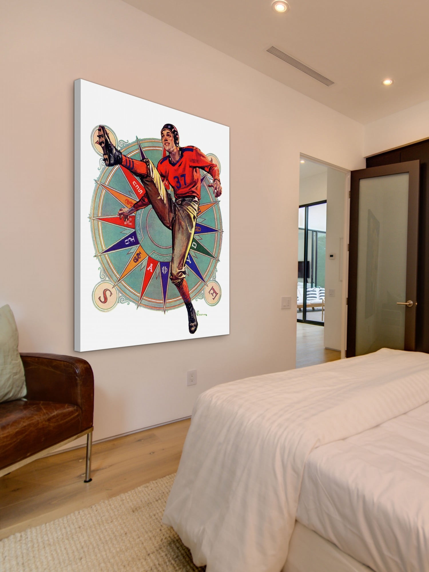 Marmont Hill Kickoff by E.M. Jackson Painting Print on Canvas