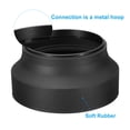 thumbnail image 3 of Capucha de lente de cámara Uxcell de 82mm, protector de lente de caucho colapsable, negro, 3 of 7