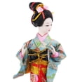 thumbnail image 3 of Kimono Muñeca de Geisha Japonés Decoración Artesanal para Hogar Lindo para Niñas Hugo Muñecas Kimono Japonesas, 3 of 9