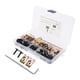 thumbnail image 3 of Juego de tornillos de cabeza de armadura, 30 piezas M5x19 mm Tuercas de clip autorroscantes Kit de tornillos Tornillos confiables y duraderos, 3 of 8