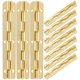 thumbnail image 1 of OHOIOLLA 10Ud Bisagras Pequeñas De Hierro Para Caja De Madera Con Seguro Y Acabado Dorado, 1 of 7