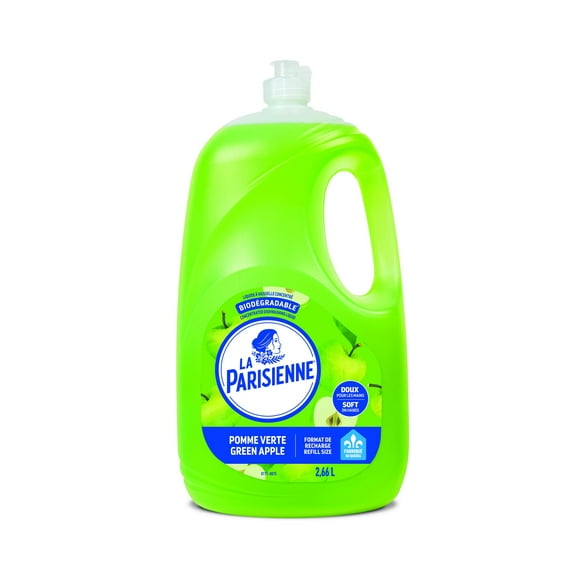 La Parisienne Liquid Dish Green Apple refill size 2.66L