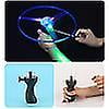 thumbnail image 4 of 3pcs Led Lighting Flying Disc Propeller Helicopter Toys Pull String Flying Saucers Ufo Spinning Top Toy Kids Outdoor Fun Game, 4 of 5