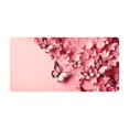 thumbnail image 1 of Pink Mouse Pad Desk Mat,Butterfly Large Mouse Pads Desk Pad,Long Mouse Pad Gaming Mousepad Mouse Mat with Stitched Edge - Non-Slip Rubber Base for Office Computer Keyboard Laptop, 1 of 12