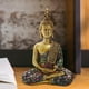 thumbnail image 1 of Estatua de Buda sentado Estatuillas sentadas Escultura Iluminación Showpiece Tailandés para el hogar Hotel Escritorio Meditación Decoración Obra EstiloD perfecl Estatua de Buda, 1 of 8