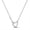 Eternal Love, variant on MULA Solid 925 Sterling Silver Necklace Brilliant Star Moon AAA CZ Pendant For Women Birthday Valentine's Day Gift Jewelry