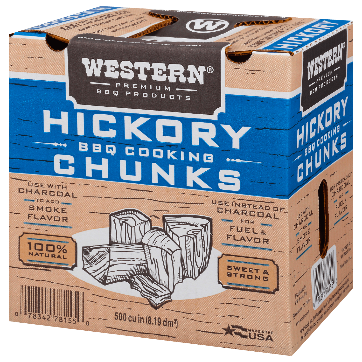 Western Premium BBQ Hickory Cooking Chunks photo 4