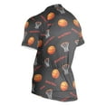 thumbnail image 3 of joogoo Basketball Pattern Men's Cycling Jerseys Mountain Bike Short Sleeve Tops XL, 3 of 7