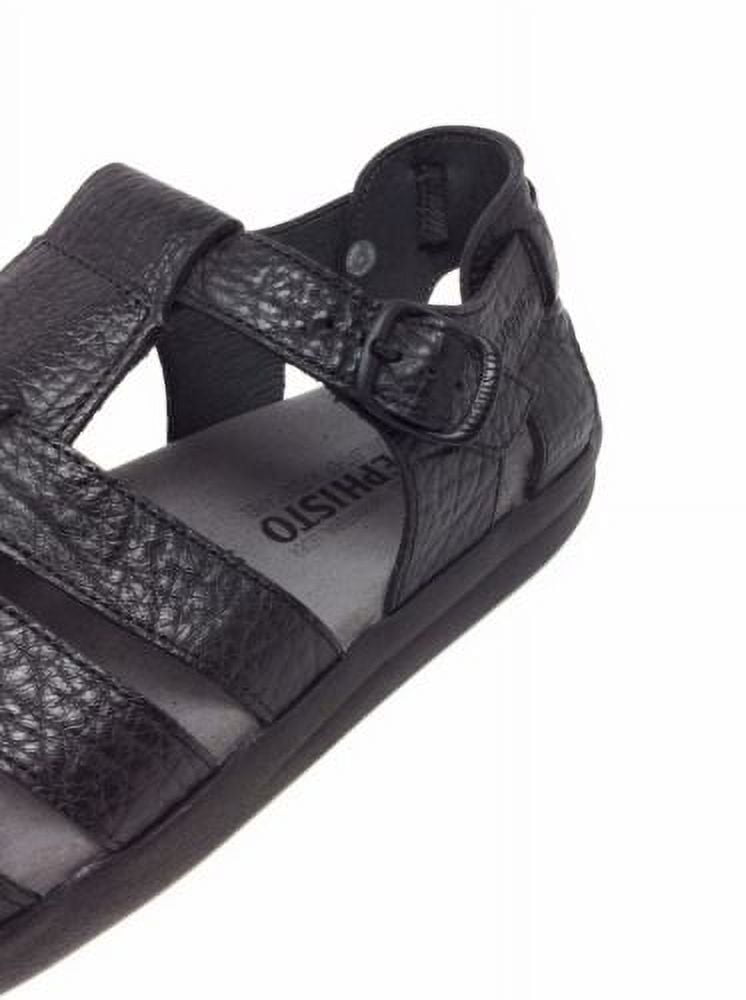 Mephisto Mens Sam Fisherman Sport Sandal Black Leather Size  display picture 3