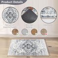 thumbnail image 2 of Aonewoe Office Chair Mat for Hardwood Floor Carpet, 36"X48" Desk Mat for Chair, Non Slip Computer Chair Mat, Floor Mat Office Rugs for Rolling Chairs Hardwood Floors, Boho Gray, 2 of 7