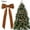 Brown, variant on 12Pcs Velvet Bows Christmas Tree Decorations,5in x 10in Xmas Ornaments for Tree Home Birthday Party Front Door Wedding Holiday Decor