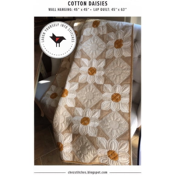 Cotton Daisies Quilt Pattern by Karen Walker