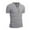 GY2, variant on MIXUE Shirts For Men Summer Solid Color V Neck Button Short Sleeve Loose Fit Casual Basic Pullover Tops Tshirts Streetwear,White,M