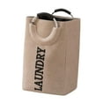 thumbnail image 2 of Cesto para la colada Gloria bolsa de lavandería portátil gran capacidad beige, 2 of 9