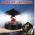 thumbnail image 4 of 1pc Solar LED Rotating Headlight, 360 Degree Rotation Lamp Convenient Outdoor Garden Decoration Lamp, 4 of 5