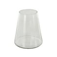 thumbnail image 6 of DecMode 9" Wide Cone Shaped Glass Vase, 6 of 9