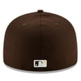 thumbnail image 4 of Men's New Era  Brown San Diego Padres 2025 MLB Postseason Side Patch 59FIFTY Fitted Hat, 4 of 4