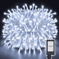 thumbnail image 1 of Luces serie de navidad 200 led interior exterior Decoración árbol de navidad eventos bodas LED Artego  christmas string lights con temporizador Blanca, 1 of 8