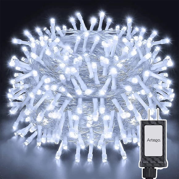 Luces de navidad 500 led serie JUMBO SIZE interior / exterior jardín fachada Decoración Navidad eventos bodas Artego LED christmas string lights con temporizador Blanca