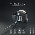 thumbnail image 4 of Magnetic Wireless Charging Stand for Apple Watch - Black, 4 of 6