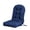 Blue, variant on Millsilo Outdoor Rocking Chair Cushion 44" x 19" x 4", High Back Patio Rocker Replacement Cushion, Water-Repellent, UV Fade-Resistant, Non-Slip Bottom, Blue